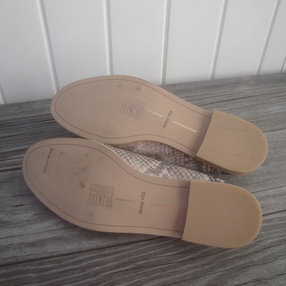 Dolce Vita Loafers Snake Skin Print "Stella" Pamala Shoes Size 9.5 - Picture 7 of 8